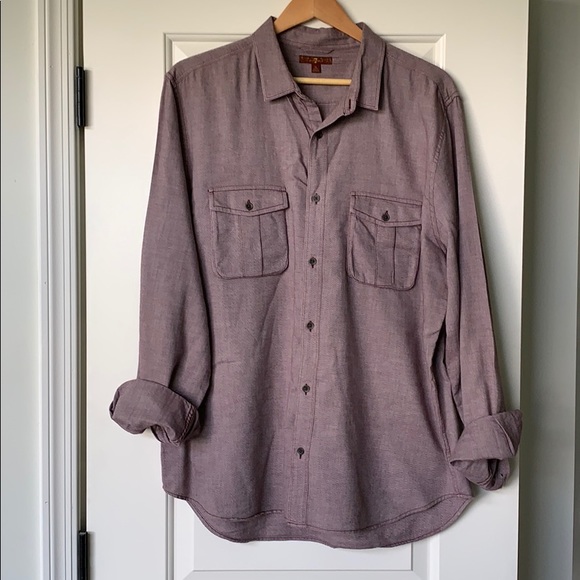 7 for all mankind front pocket shirt - Picture 2 of 3